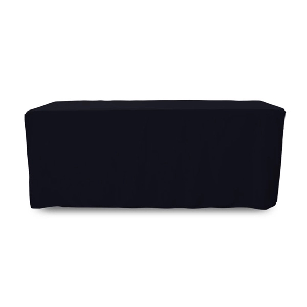 6 ft. Fitted PolyKnit™ Table Cover (Blank) - 6 ft. Fitted PolyKnit™ Table Cover (Blank) - Image 12 of 27