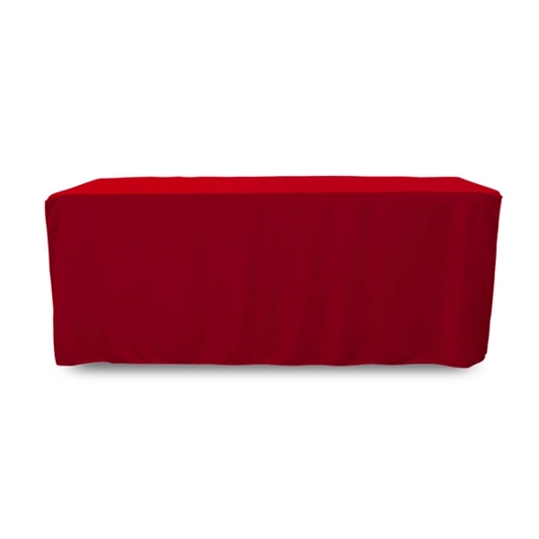 6 ft. Fitted PolyKnit™ Table Cover (Blank) - 6 ft. Fitted PolyKnit™ Table Cover (Blank) - Image 17 of 27