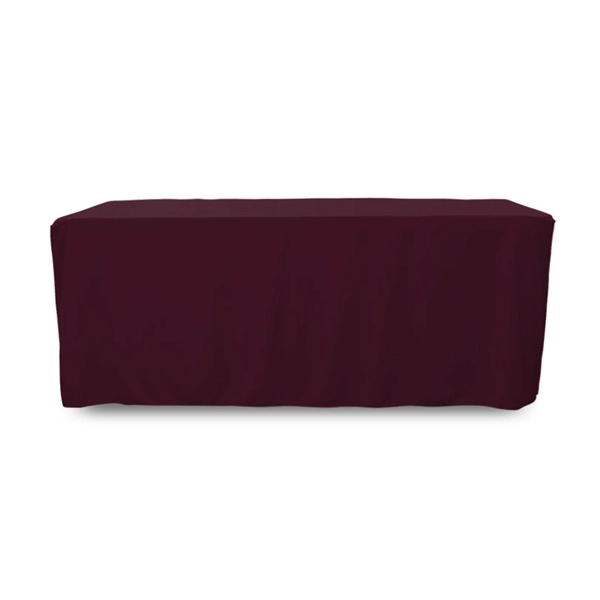6 ft. Fitted PolyKnit™ Table Cover (Blank) - 6 ft. Fitted PolyKnit™ Table Cover (Blank) - Image 23 of 27