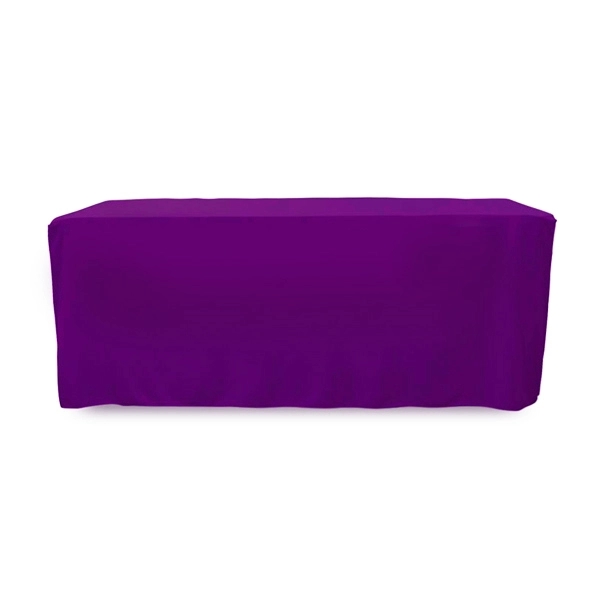 6 ft. Fitted PolyKnit™ Table Cover (Blank) - 6 ft. Fitted PolyKnit™ Table Cover (Blank) - Image 25 of 27