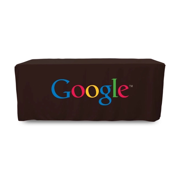 6 ft. Fitted PolyKnit™ Table Cover (Full Color Logo) - 6 ft. Fitted PolyKnit™ Table Cover (Full Color Logo) - Image 4 of 30