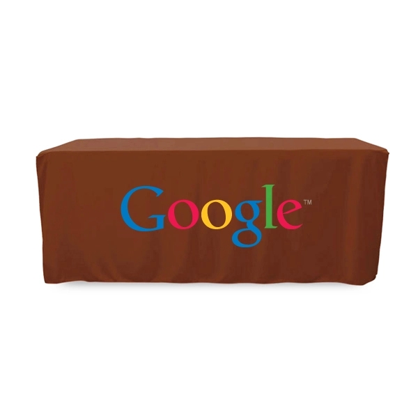 6 ft. Fitted PolyKnit™ Table Cover (Full Color Logo) - 6 ft. Fitted PolyKnit™ Table Cover (Full Color Logo) - Image 5 of 30