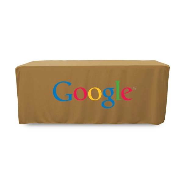 6 ft. Fitted PolyKnit™ Table Cover (Full Color Logo) - 6 ft. Fitted PolyKnit™ Table Cover (Full Color Logo) - Image 6 of 30