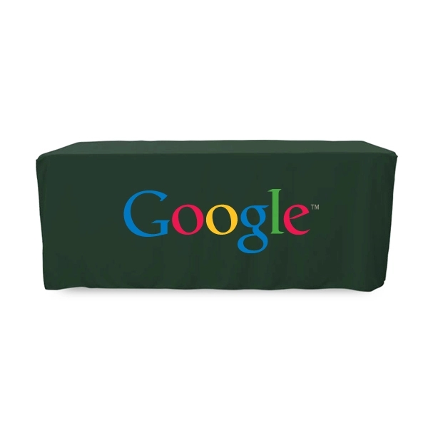 6 ft. Fitted PolyKnit™ Table Cover (Full Color Logo) - 6 ft. Fitted PolyKnit™ Table Cover (Full Color Logo) - Image 9 of 30