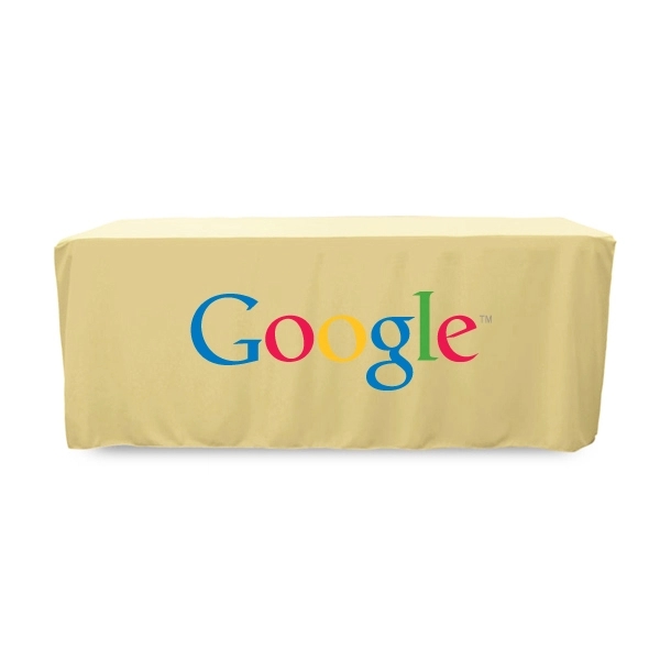6 ft. Fitted PolyKnit™ Table Cover (Full Color Logo) - 6 ft. Fitted PolyKnit™ Table Cover (Full Color Logo) - Image 10 of 30