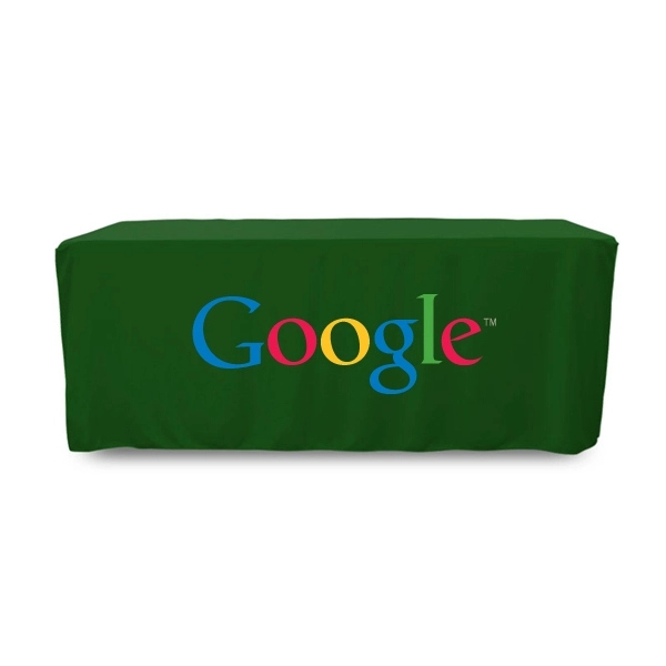 6 ft. Fitted PolyKnit™ Table Cover (Full Color Logo) - 6 ft. Fitted PolyKnit™ Table Cover (Full Color Logo) - Image 11 of 30