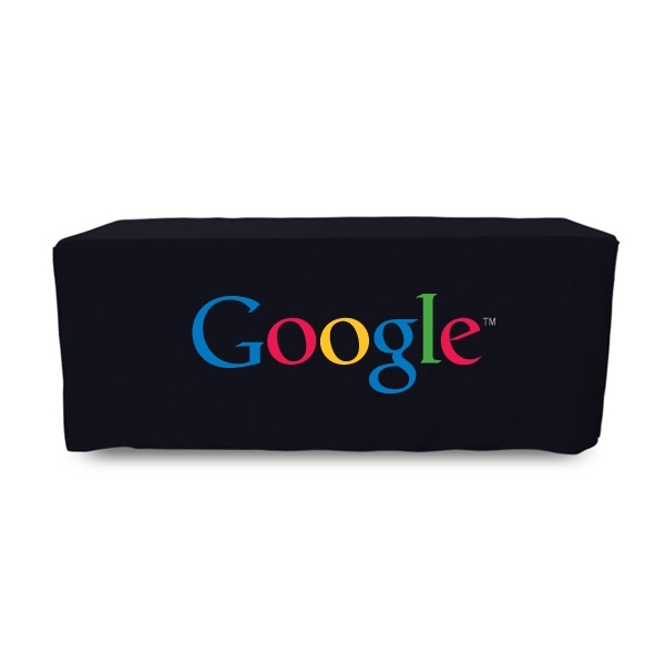 6 ft. Fitted PolyKnit™ Table Cover (Full Color Logo) - 6 ft. Fitted PolyKnit™ Table Cover (Full Color Logo) - Image 14 of 30