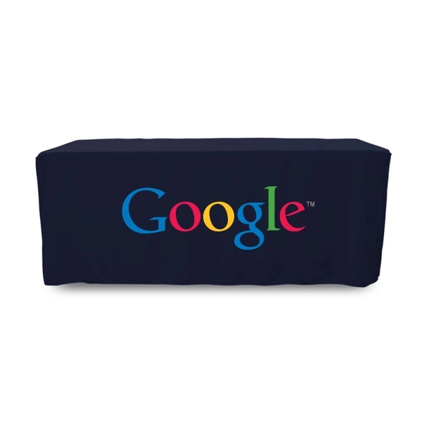6 ft. Fitted PolyKnit™ Table Cover (Full Color Logo) - 6 ft. Fitted PolyKnit™ Table Cover (Full Color Logo) - Image 15 of 30