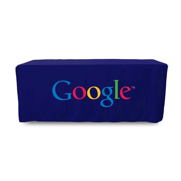 6 ft. Fitted PolyKnit™ Table Cover (Full Color Logo) - 6 ft. Fitted PolyKnit™ Table Cover (Full Color Logo) - Image 16 of 30