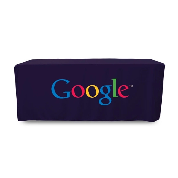 6 ft. Fitted PolyKnit™ Table Cover (Full Color Logo) - 6 ft. Fitted PolyKnit™ Table Cover (Full Color Logo) - Image 18 of 30