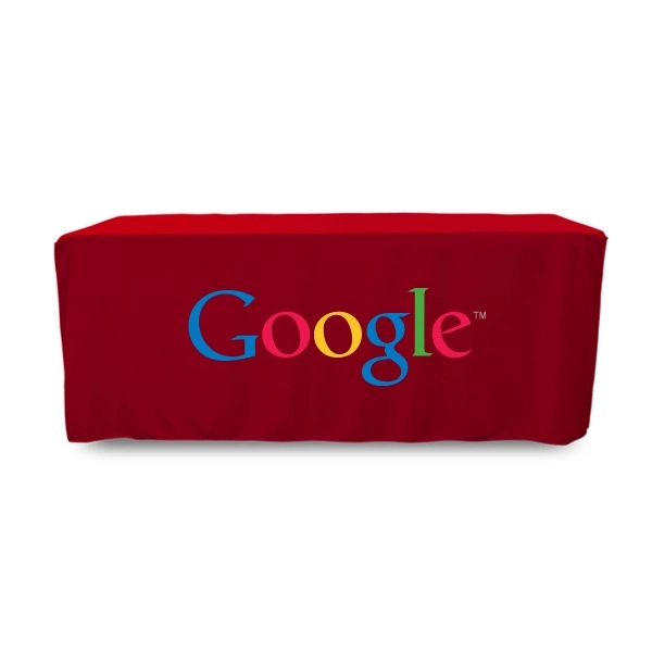 6 ft. Fitted PolyKnit™ Table Cover (Full Color Logo) - 6 ft. Fitted PolyKnit™ Table Cover (Full Color Logo) - Image 19 of 30