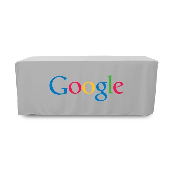 6 ft. Fitted PolyKnit™ Table Cover (Full Color Logo) - 6 ft. Fitted PolyKnit™ Table Cover (Full Color Logo) - Image 21 of 30