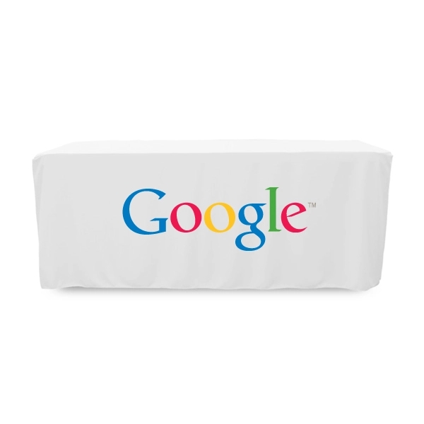 6 ft. Fitted PolyKnit™ Table Cover (Full Color Logo) - 6 ft. Fitted PolyKnit™ Table Cover (Full Color Logo) - Image 24 of 30