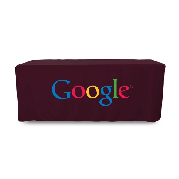 6 ft. Fitted PolyKnit™ Table Cover (Full Color Logo) - 6 ft. Fitted PolyKnit™ Table Cover (Full Color Logo) - Image 25 of 30