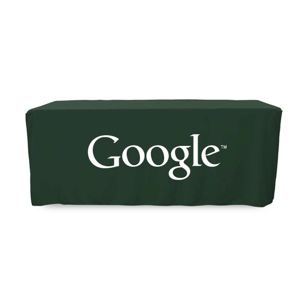 6 ft. Fitted PolyKnit™ Table Cover (One Color Logo) - 6 ft. Fitted PolyKnit™ Table Cover (One Color Logo) - Image 9 of 30
