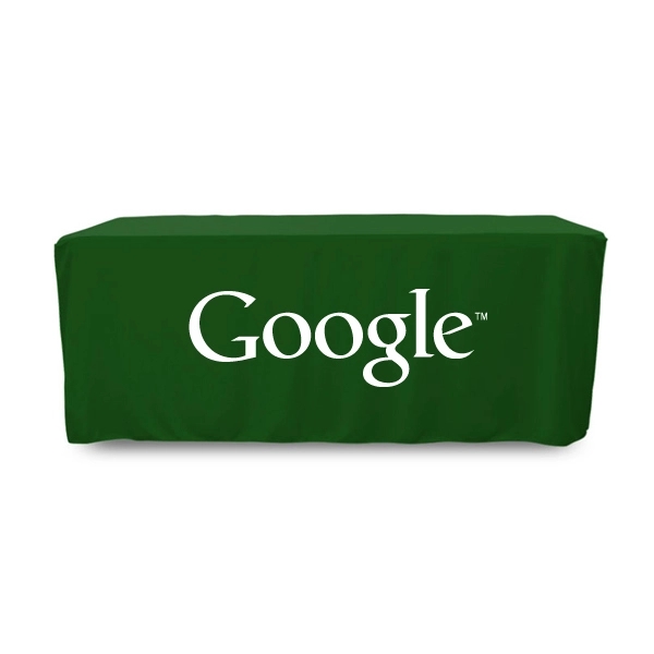 6 ft. Fitted PolyKnit™ Table Cover (One Color Logo) - 6 ft. Fitted PolyKnit™ Table Cover (One Color Logo) - Image 11 of 30