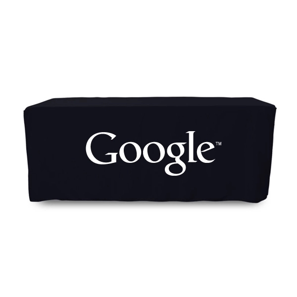6 ft. Fitted PolyKnit™ Table Cover (One Color Logo) - 6 ft. Fitted PolyKnit™ Table Cover (One Color Logo) - Image 14 of 30