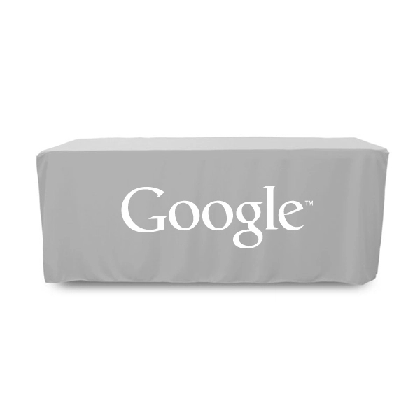 6 ft. Fitted PolyKnit™ Table Cover (One Color Logo) - 6 ft. Fitted PolyKnit™ Table Cover (One Color Logo) - Image 21 of 30