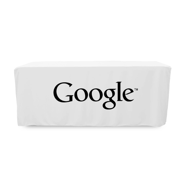 6 ft. Fitted PolyKnit™ Table Cover (One Color Logo) - 6 ft. Fitted PolyKnit™ Table Cover (One Color Logo) - Image 24 of 30