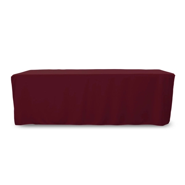 8 ft. Fitted PolyKnit™ Table Cover (Blank) - 8 ft. Fitted PolyKnit™ Table Cover (Blank) - Image 1 of 27