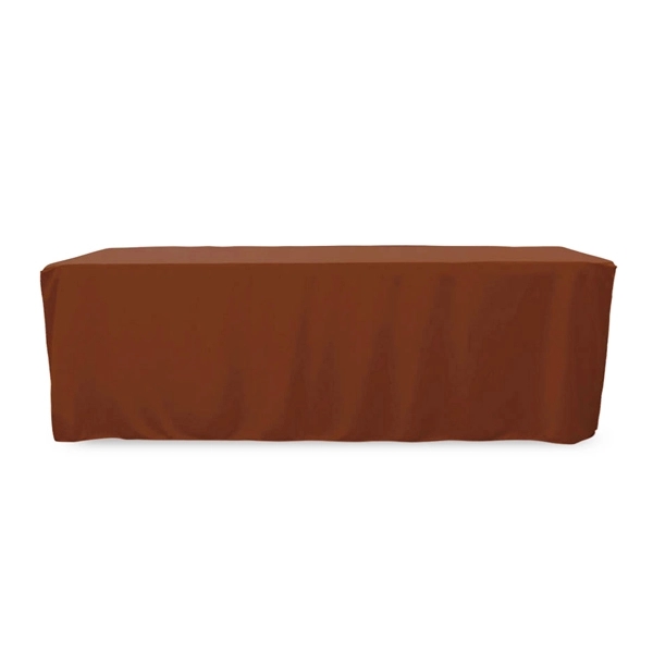 8 ft. Fitted PolyKnit™ Table Cover (Blank) - 8 ft. Fitted PolyKnit™ Table Cover (Blank) - Image 4 of 27