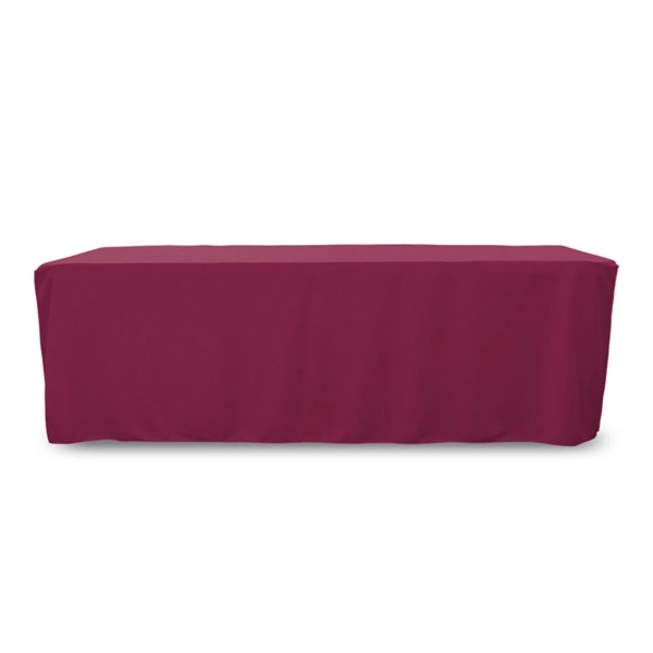 8 ft. Fitted PolyKnit™ Table Cover (Blank) - 8 ft. Fitted PolyKnit™ Table Cover (Blank) - Image 7 of 27