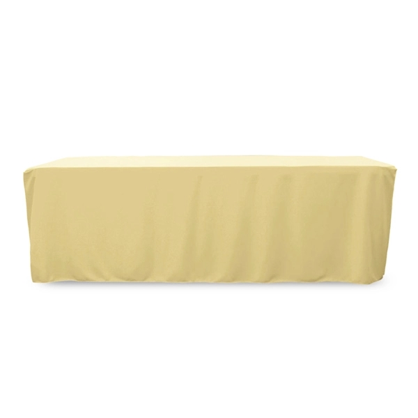 8 ft. Fitted PolyKnit™ Table Cover (Blank) - 8 ft. Fitted PolyKnit™ Table Cover (Blank) - Image 9 of 27