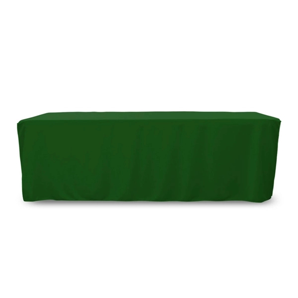 8 ft. Fitted PolyKnit™ Table Cover (Blank) - 8 ft. Fitted PolyKnit™ Table Cover (Blank) - Image 10 of 27