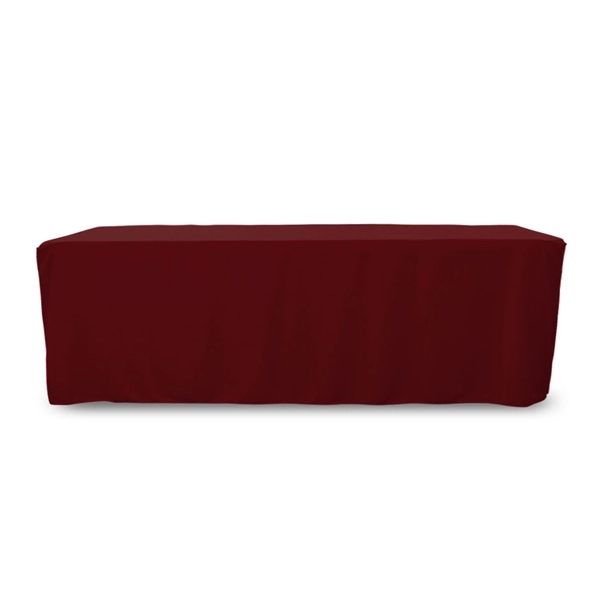 8 ft. Fitted PolyKnit™ Table Cover (Blank) - 8 ft. Fitted PolyKnit™ Table Cover (Blank) - Image 12 of 27