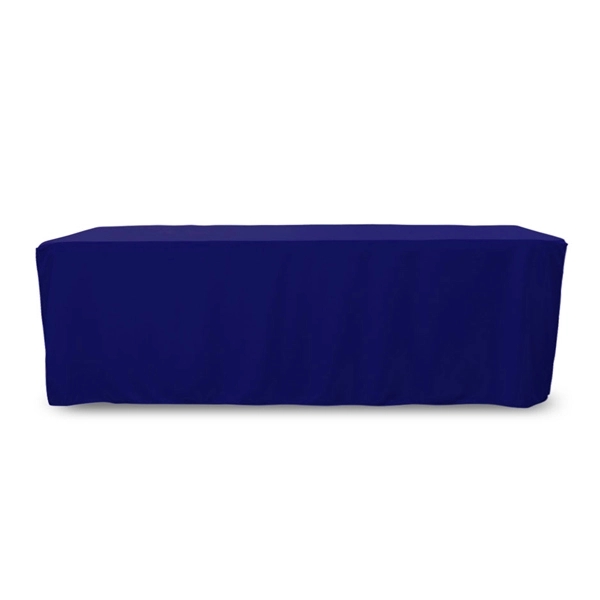 8 ft. Fitted PolyKnit™ Table Cover (Blank) - 8 ft. Fitted PolyKnit™ Table Cover (Blank) - Image 15 of 27