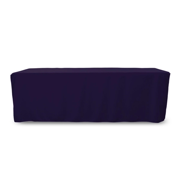 8 ft. Fitted PolyKnit™ Table Cover (Blank) - 8 ft. Fitted PolyKnit™ Table Cover (Blank) - Image 17 of 27