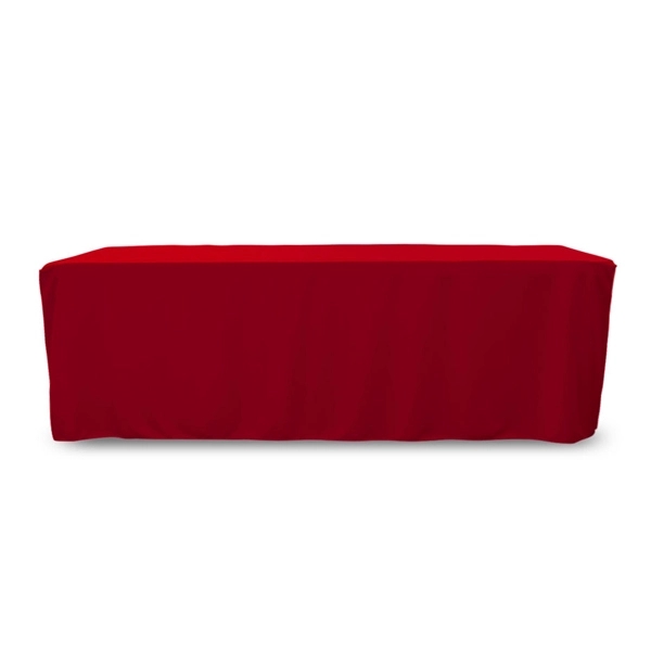 8 ft. Fitted PolyKnit™ Table Cover (Blank) - 8 ft. Fitted PolyKnit™ Table Cover (Blank) - Image 18 of 27