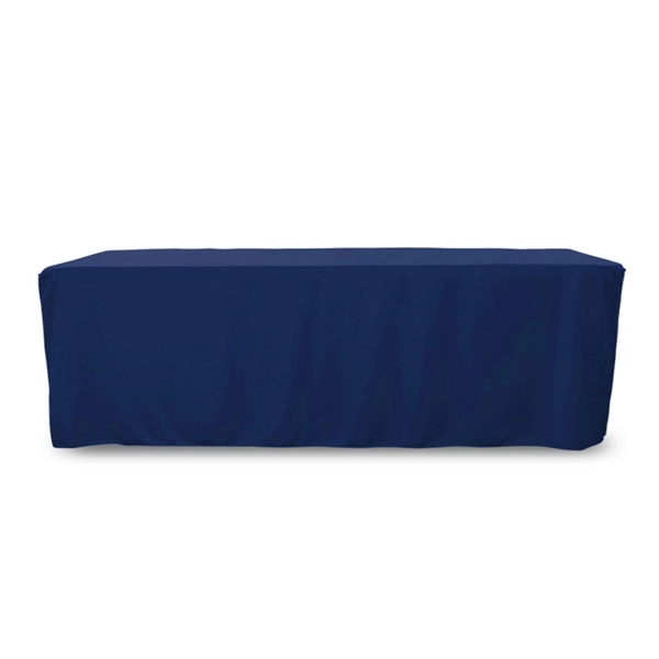 8 ft. Fitted PolyKnit™ Table Cover (Blank) - 8 ft. Fitted PolyKnit™ Table Cover (Blank) - Image 19 of 27