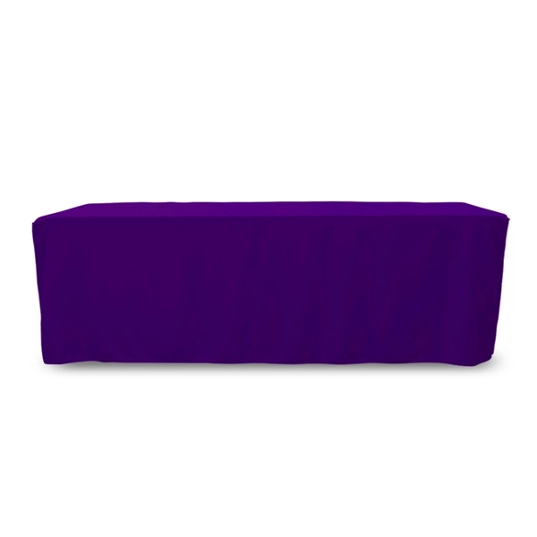 8 ft. Fitted PolyKnit™ Table Cover (Blank) - 8 ft. Fitted PolyKnit™ Table Cover (Blank) - Image 20 of 27