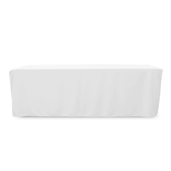 8 ft. Fitted PolyKnit™ Table Cover (Blank) - 8 ft. Fitted PolyKnit™ Table Cover (Blank) - Image 24 of 27