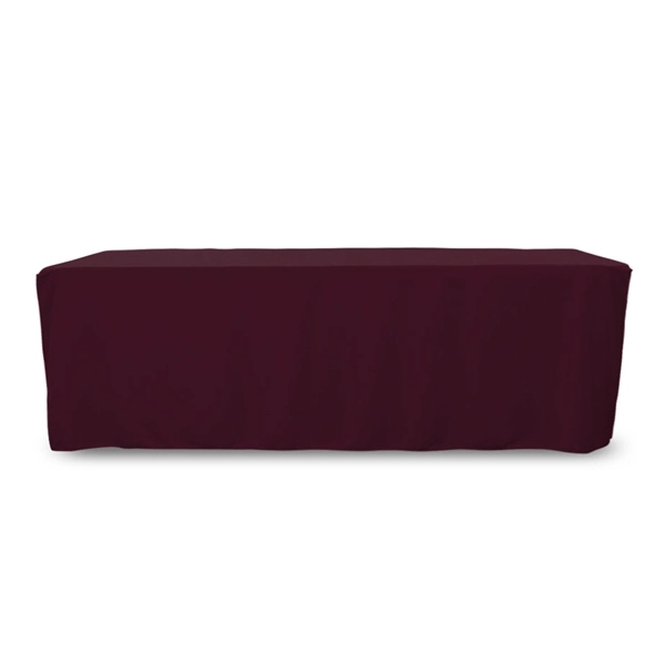 8 ft. Fitted PolyKnit™ Table Cover (Blank) - 8 ft. Fitted PolyKnit™ Table Cover (Blank) - Image 25 of 27