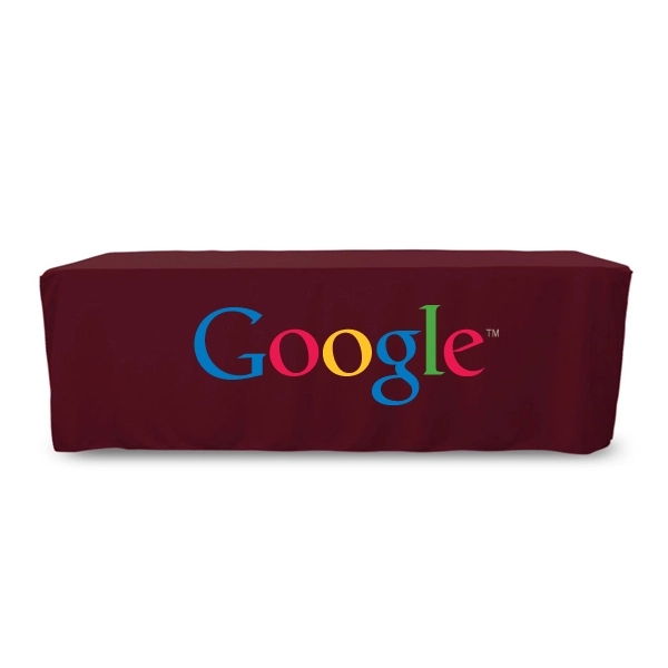 8 ft. Fitted PolyKnit™ Table Cover (Full Color Logo) - 8 ft. Fitted PolyKnit™ Table Cover (Full Color Logo) - Image 2 of 30