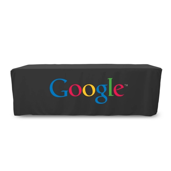 8 ft. Fitted PolyKnit™ Table Cover (Full Color Logo) - 8 ft. Fitted PolyKnit™ Table Cover (Full Color Logo) - Image 3 of 30