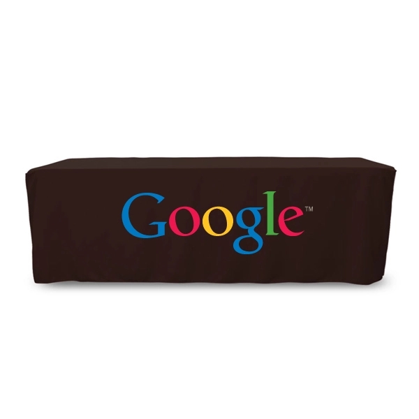 8 ft. Fitted PolyKnit™ Table Cover (Full Color Logo) - 8 ft. Fitted PolyKnit™ Table Cover (Full Color Logo) - Image 4 of 30