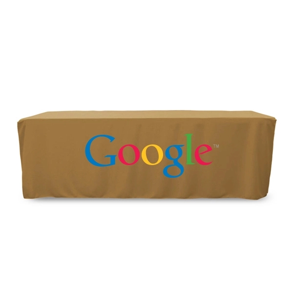 8 ft. Fitted PolyKnit™ Table Cover (Full Color Logo) - 8 ft. Fitted PolyKnit™ Table Cover (Full Color Logo) - Image 6 of 30
