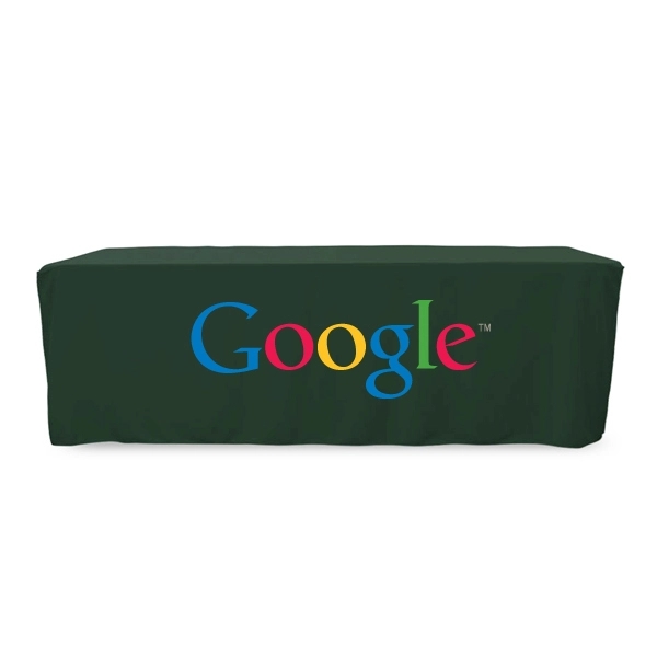 8 ft. Fitted PolyKnit™ Table Cover (Full Color Logo) - 8 ft. Fitted PolyKnit™ Table Cover (Full Color Logo) - Image 9 of 30