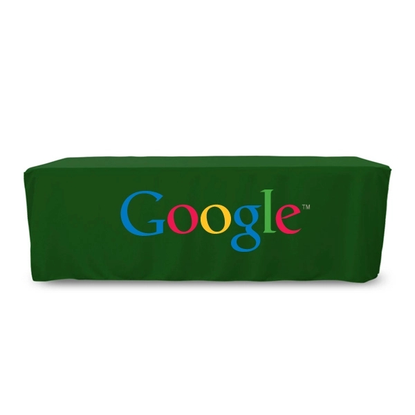 8 ft. Fitted PolyKnit™ Table Cover (Full Color Logo) - 8 ft. Fitted PolyKnit™ Table Cover (Full Color Logo) - Image 11 of 30