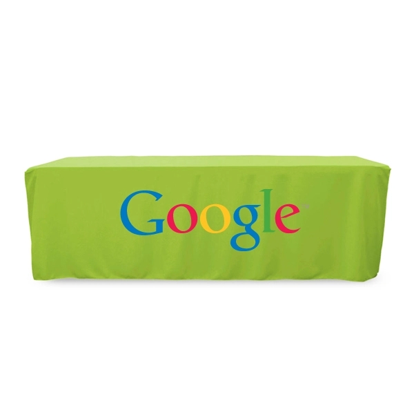 8 ft. Fitted PolyKnit™ Table Cover (Full Color Logo) - 8 ft. Fitted PolyKnit™ Table Cover (Full Color Logo) - Image 12 of 30