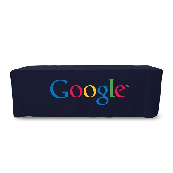 8 ft. Fitted PolyKnit™ Table Cover (Full Color Logo) - 8 ft. Fitted PolyKnit™ Table Cover (Full Color Logo) - Image 15 of 30