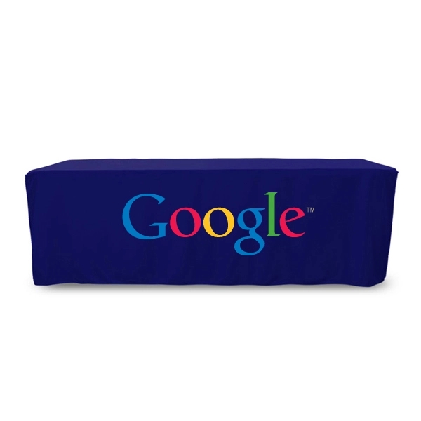 8 ft. Fitted PolyKnit™ Table Cover (Full Color Logo) - 8 ft. Fitted PolyKnit™ Table Cover (Full Color Logo) - Image 16 of 30