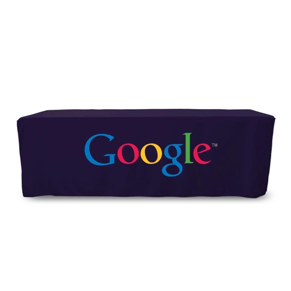 8 ft. Fitted PolyKnit™ Table Cover (Full Color Logo) - 8 ft. Fitted PolyKnit™ Table Cover (Full Color Logo) - Image 18 of 30