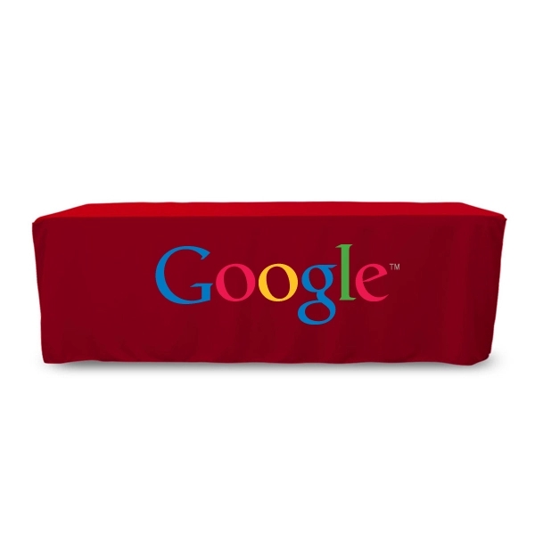 8 ft. Fitted PolyKnit™ Table Cover (Full Color Logo) - 8 ft. Fitted PolyKnit™ Table Cover (Full Color Logo) - Image 19 of 30