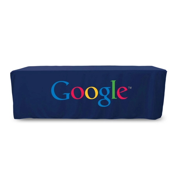 8 ft. Fitted PolyKnit™ Table Cover (Full Color Logo) - 8 ft. Fitted PolyKnit™ Table Cover (Full Color Logo) - Image 20 of 30