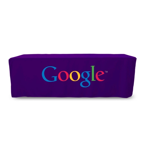 8 ft. Fitted PolyKnit™ Table Cover (Full Color Logo) - 8 ft. Fitted PolyKnit™ Table Cover (Full Color Logo) - Image 21 of 30