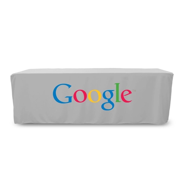 8 ft. Fitted PolyKnit™ Table Cover (Full Color Logo) - 8 ft. Fitted PolyKnit™ Table Cover (Full Color Logo) - Image 22 of 30
